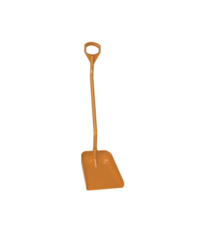 Vikan, Ergonomische schop, groot blad, 1310mm lang, oranje