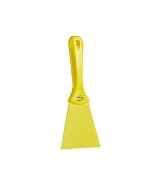 Vikan Vikan nylon handschraper, 10x20.5cm, geel