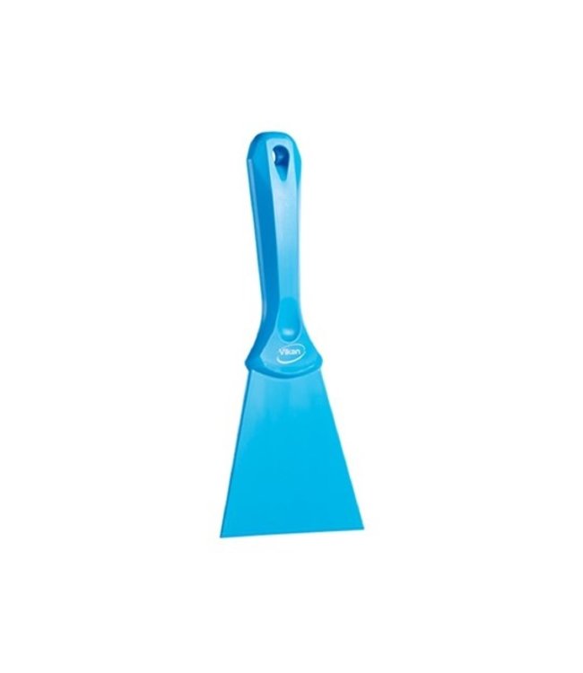 Vikan nylon handschraper, 10x20.5cm, blauw
