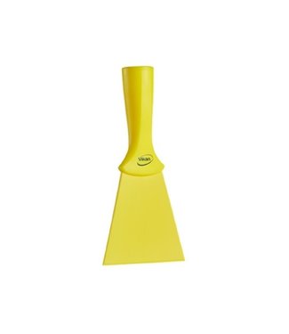 Vikan Vikan nylon handschraper met schroefdraad, 10 x 23.5cm , geel
