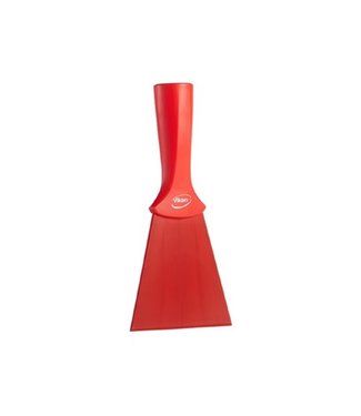 Vikan Vikan nylon handschraper met schroefdraad, 10 x 23.5cm , rood