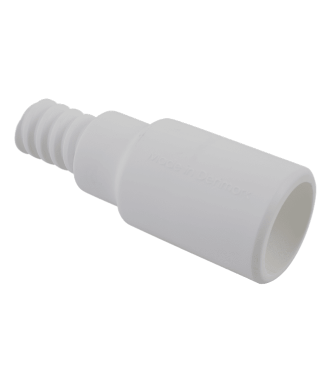 Vikan steeladapter, wit