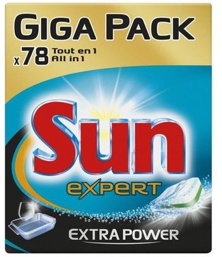 Johnson Diversey Sun All-in-1 Extra Power Tabletten 78 st.