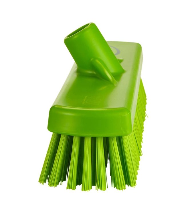 Vikan vloerschrobber hard, 305x110x85mm, limoen