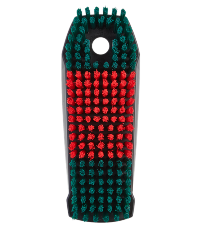 Vikan Nagelborstel harde polyester vezels rood-groen