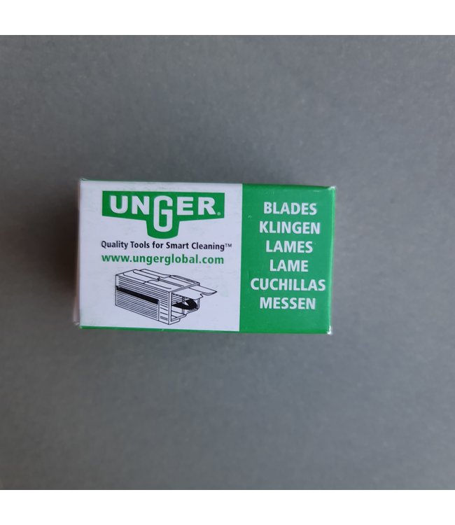 Unger Mesjes voor veiligheidsschraper 4 cm - 10 mesjes in plastic box