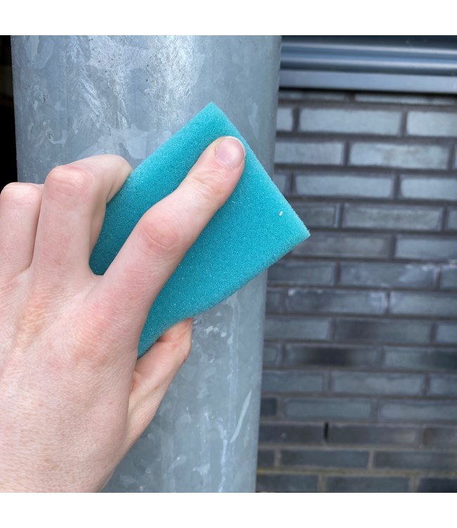 Handgreepspons PROFI, BLAUW-WIT