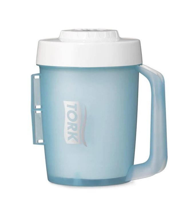 Tork Draagbare Mini Centerfeed Dispenser, wit/turqoise, kunststof, Performance-Line