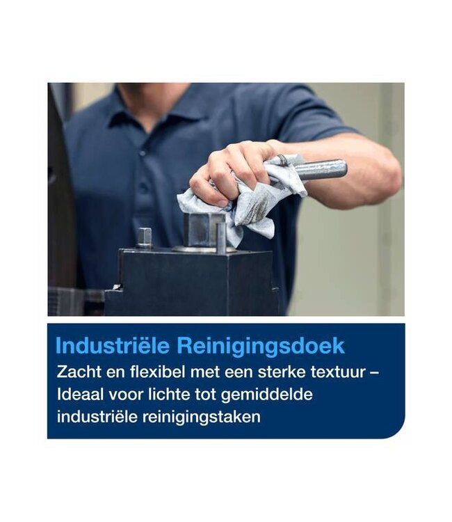 Tork Industrial Reinigingsdoek Handy Box, 1-laags, grijs, 41,5x35,5cm, 210st/doos