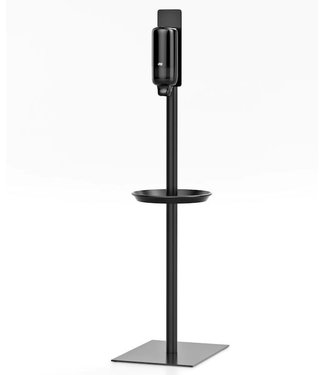 Tork Handhygiëne Stand, zwart, roestvaststaal, 36,5x50x147,6cm