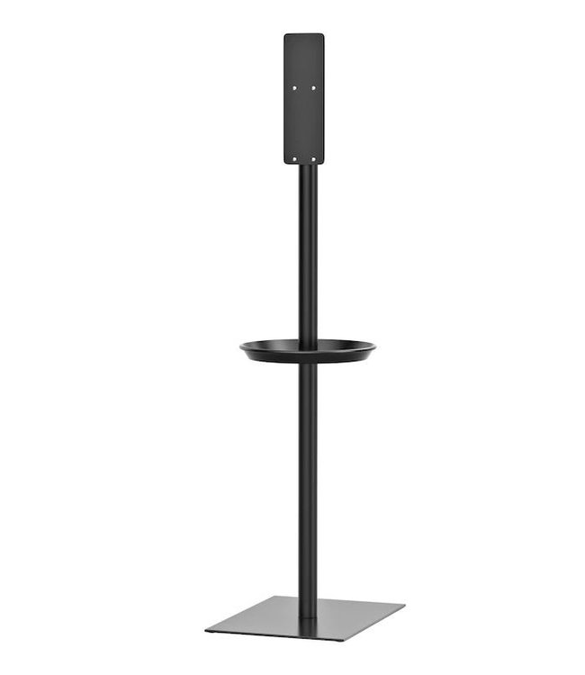 Tork Handhygiëne Stand, zwart, roestvaststaal, 36,5x50x147,6cm