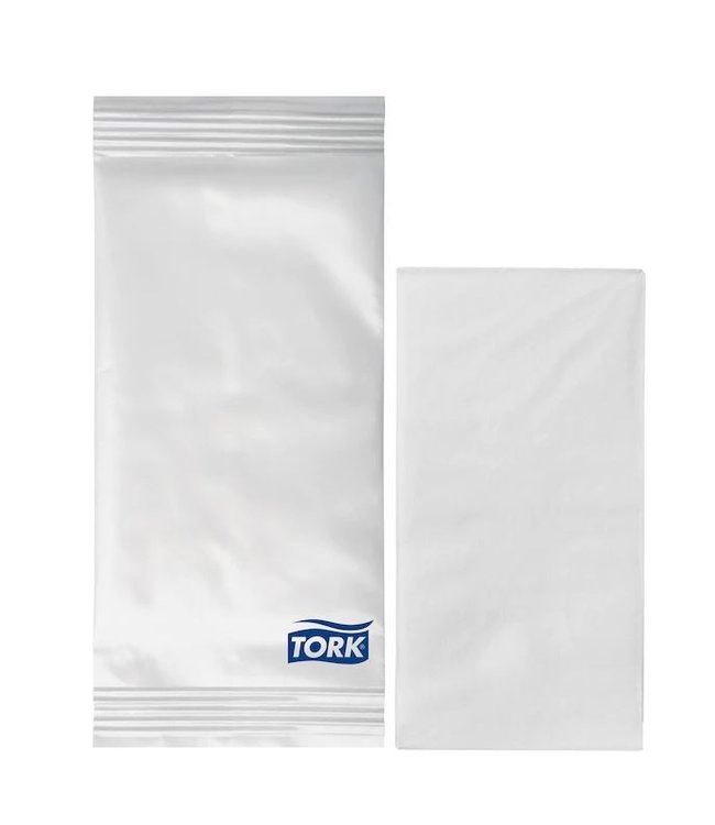 Tork Individueel Verpakt Lunchservet wit, 500st/doos