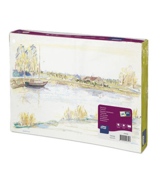 Tork Placemat Aquarelle Advanced, 1-laags, decor, 42x30cm, 5x500st, 2.500st/doos