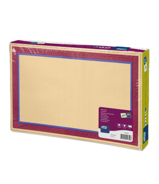 Tork Placemat Cuisine Advanced, 1-laags, decor, 42x30cm, 5x500st, 2.500st/doos