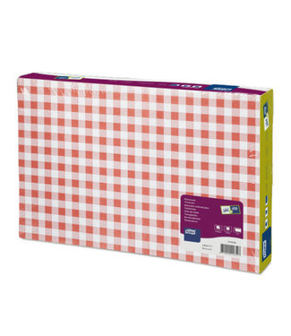 Tork Placemat Bistrored Advanced, 1-laags, decor, 42x30cm, 5x500st, 2.500st/doos