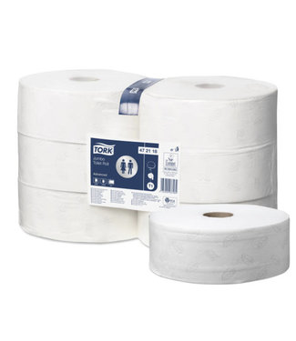 Tork Jumbo Toiletpapier Advanced, 2-laags, wit, 380mtr/9,5cm, rol/1,900vel, 6rol/pak