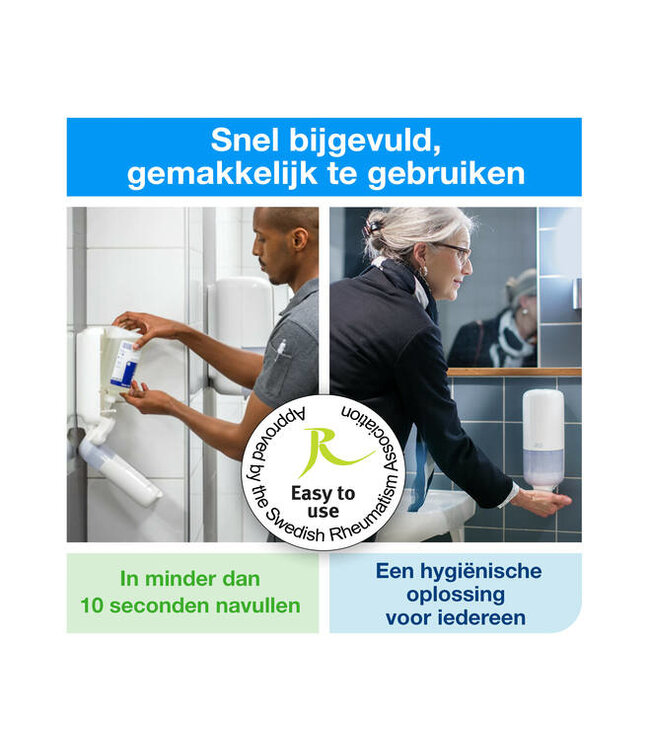 Tork Geurneutraliserende Vloeibare Handzeep, transparant, 1ltr/flacon, 6st/doos