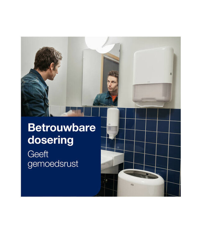 Tork Z-vouw Handdoek Advanced, 2-laags, wit, 23x22.6, 15x250vel, 3.750vel/doos