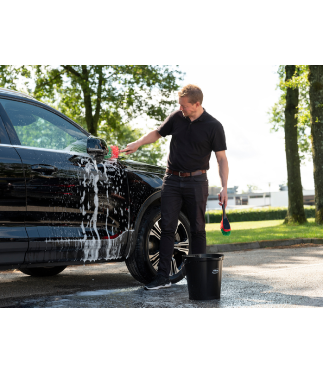 Vikan Transport handborstel 325mm, lange vezels, rubber stootrand