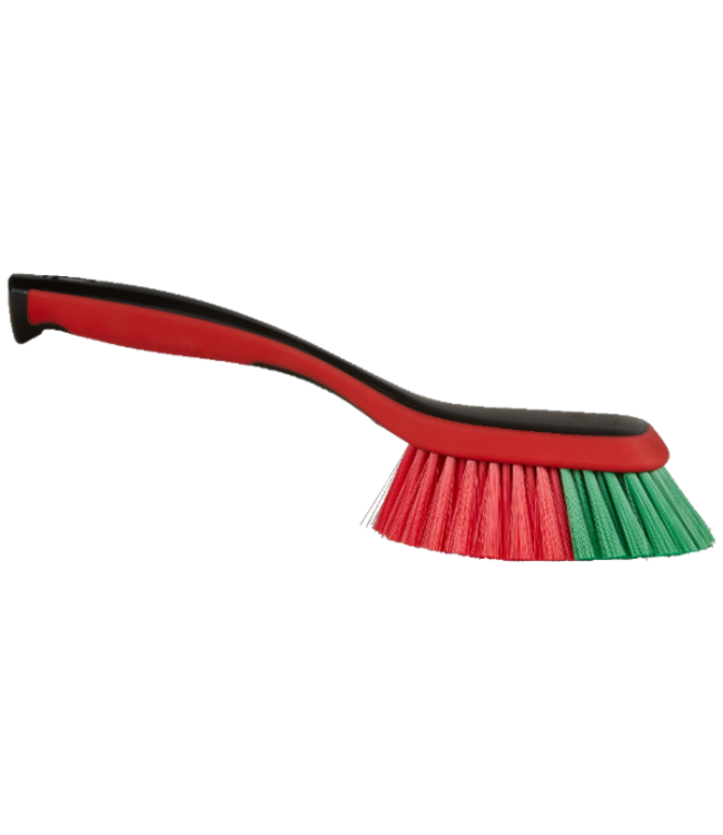 Vikan Transport handborstel 325mm, lange vezels, rubber stootrand