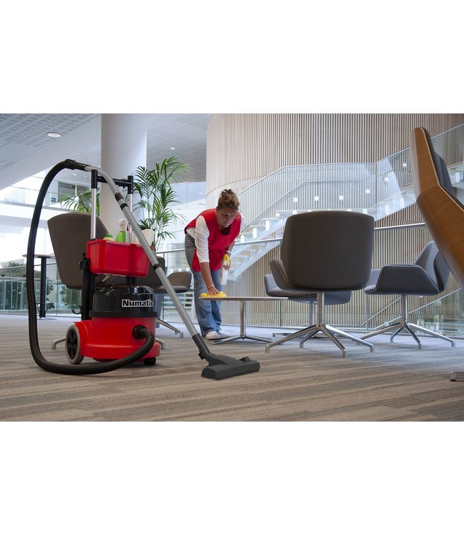 Numatic Batterijstofzuiger PBT230-NX rood met kit AA29E