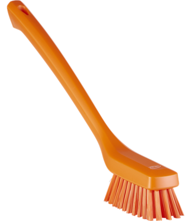 Vikan Hygiene smalle borstel lange steel (Diverse kleuren)