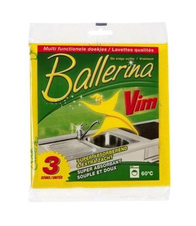 Vim Ballerina Doekjes 15x3 stuks