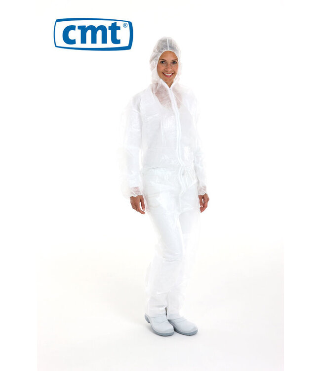 CMT Coverall Non Woven regular Wit 50 stuks