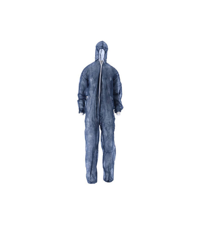 CMT Coverall non woven regular weight Blauw 50 stuks