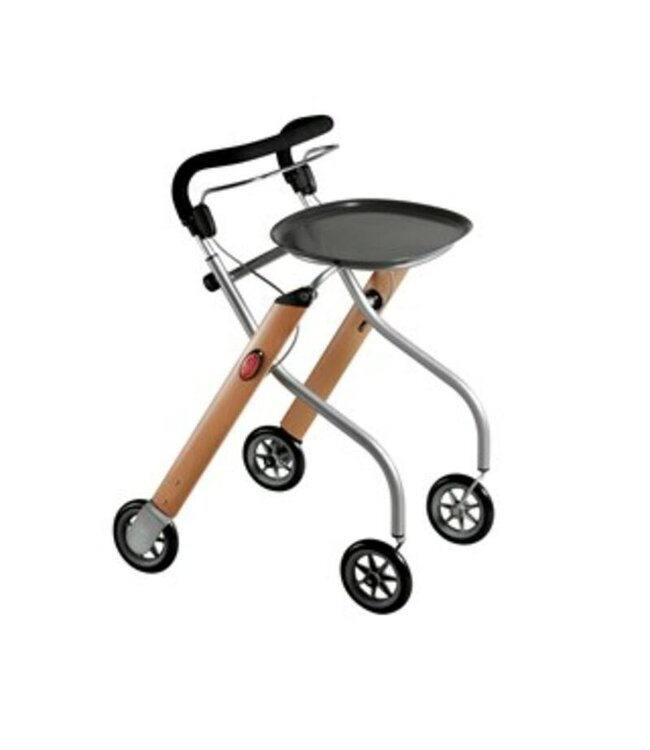 Trust Care Let's Go Indoor rollator, beuken/zilver