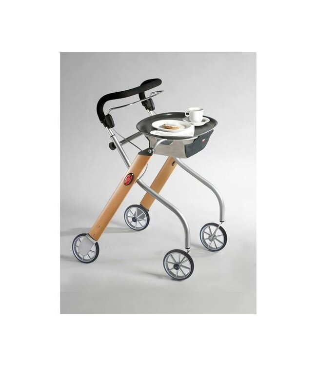 Trust Care Let's Go Indoor rollator, beuken/zilver
