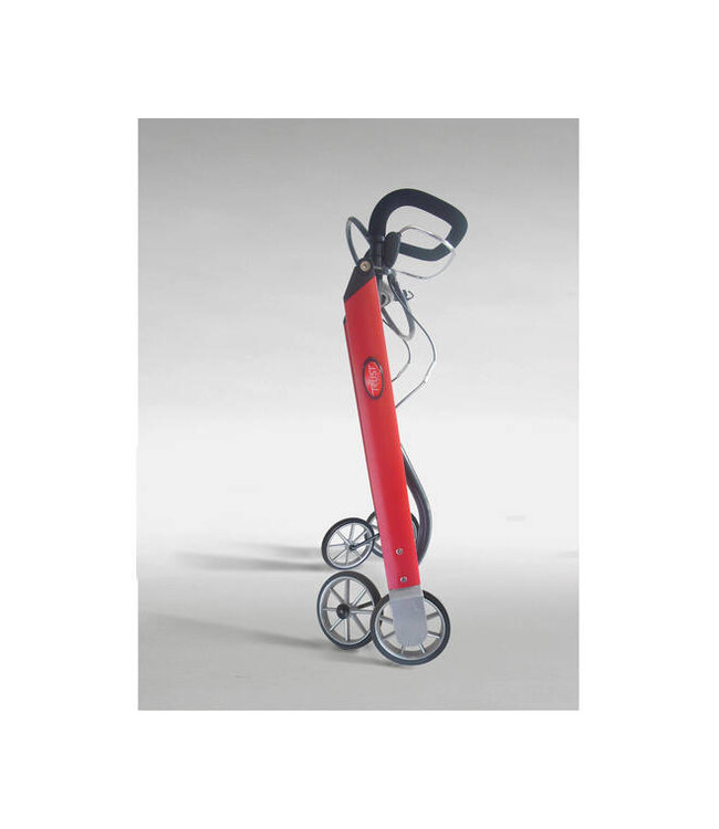 Trust Care Let's Go Indoor rollator, rood/grafiet