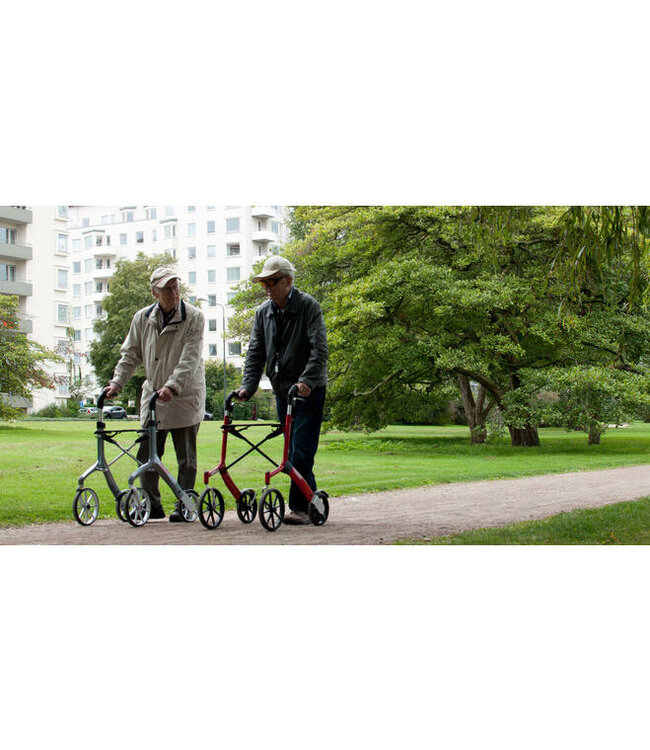 Trust Care Let's Go Out rollator rood/zwart