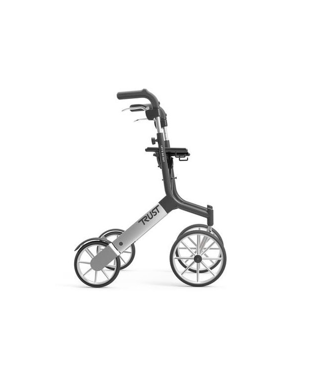 Trust Care Let's Go Out rollator mat zwart/zilver