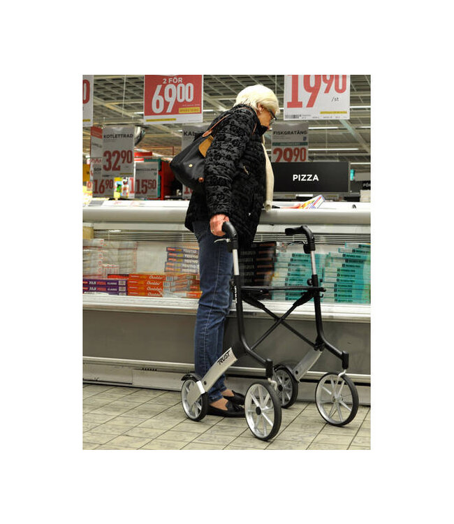 Trust Care Let's Go Out rollator mat zwart/zilver