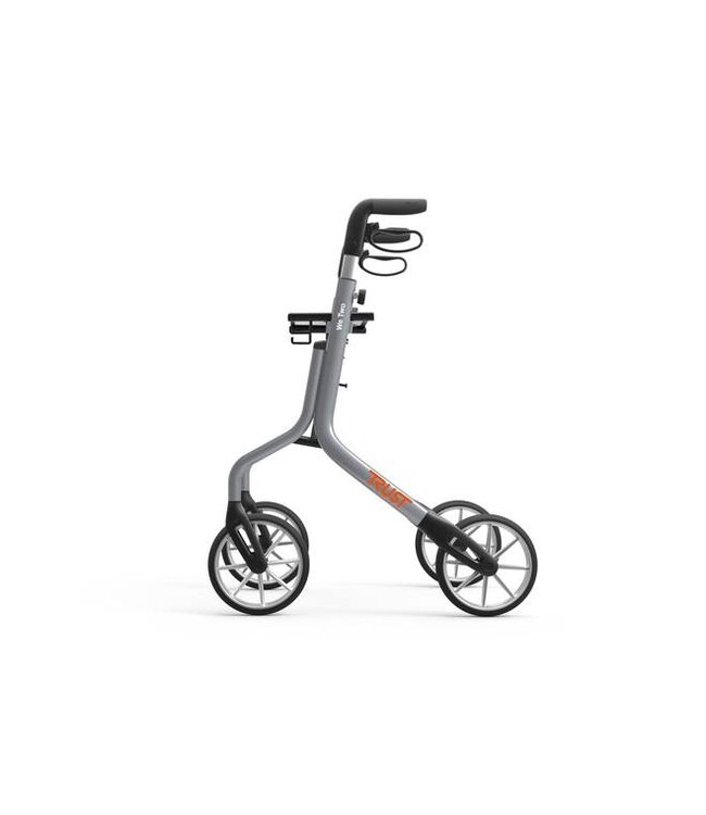 Trust Care Let's Move Out rollator grijs, met tas