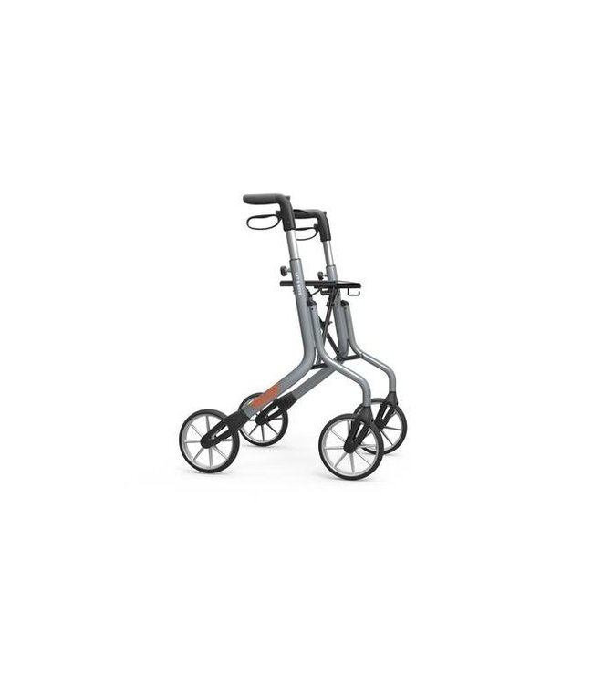 Trust Care Let's Move Out rollator grijs, met tas