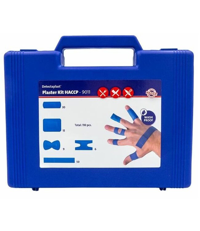 Detectaplast, pleisterbox, HACCP, washproof, p/st