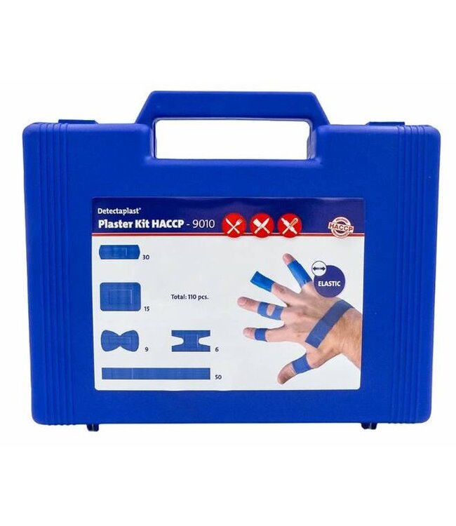 Detectaplast, pleisterbox, HACCP, elastisch, p/st