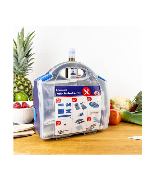 Detectaplast, medic box, food, bakkerij, p/st