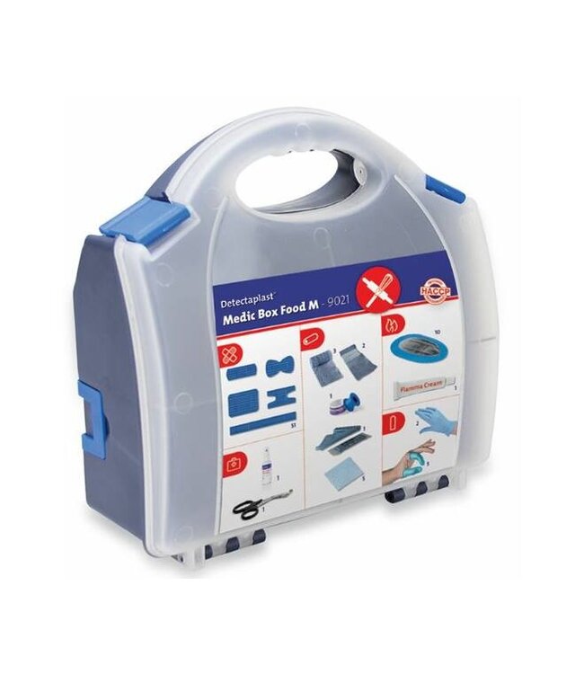 Detectaplast, medic box, food, bakkerij, p/st