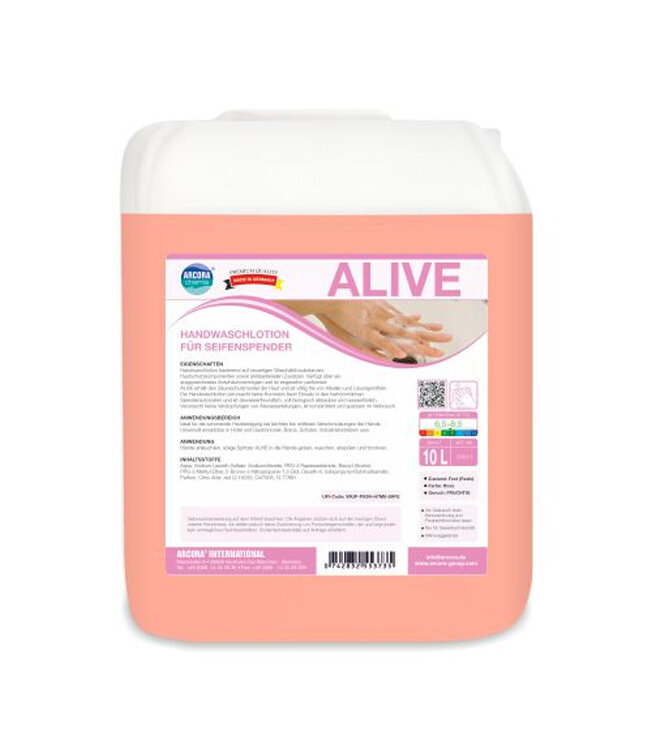 Creme handzeep - ALIVE 10L