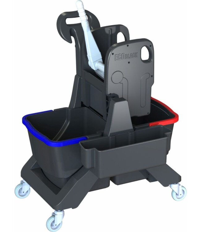 Dubbele rolemmer met opbergbak - ECOBLACK 45
