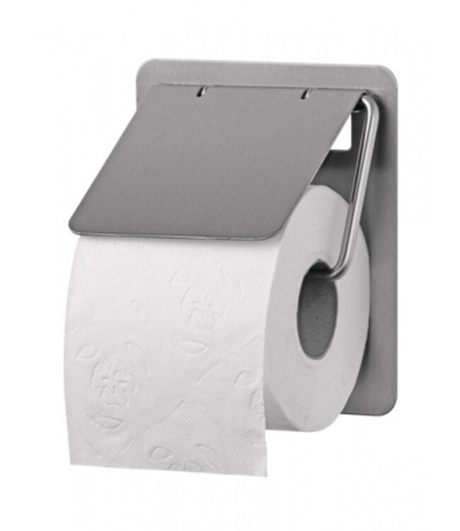 SanTRAL Toiletrolhouder 1rols RVS