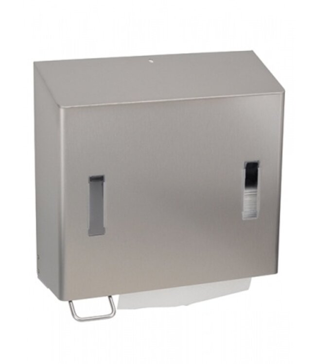 SanTRAL Combinatiedispenser zeep- & handdoekdispenser