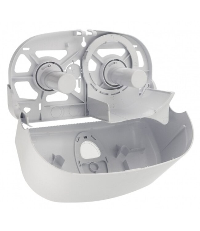 PlastiQline 2020 2rolshouder kunststof wit