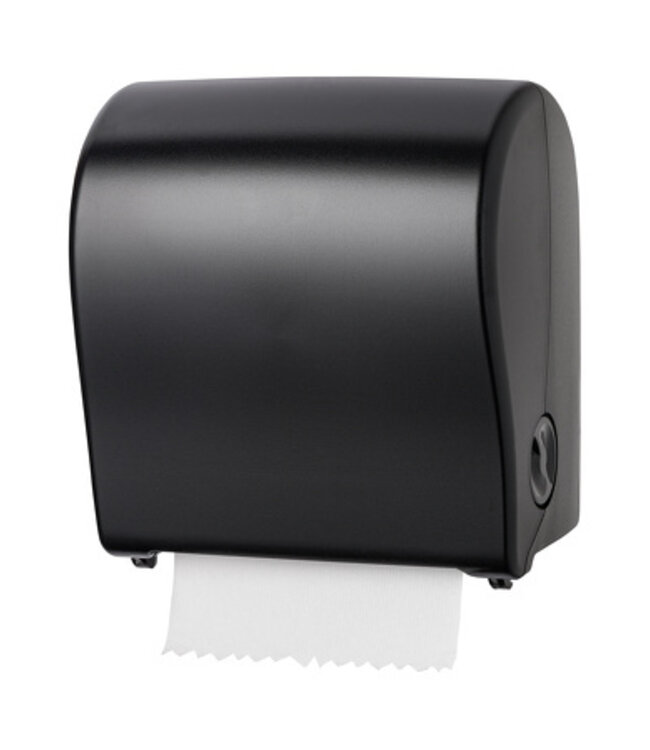 PlastiQline Handdoekroldispenser kunststof zwart