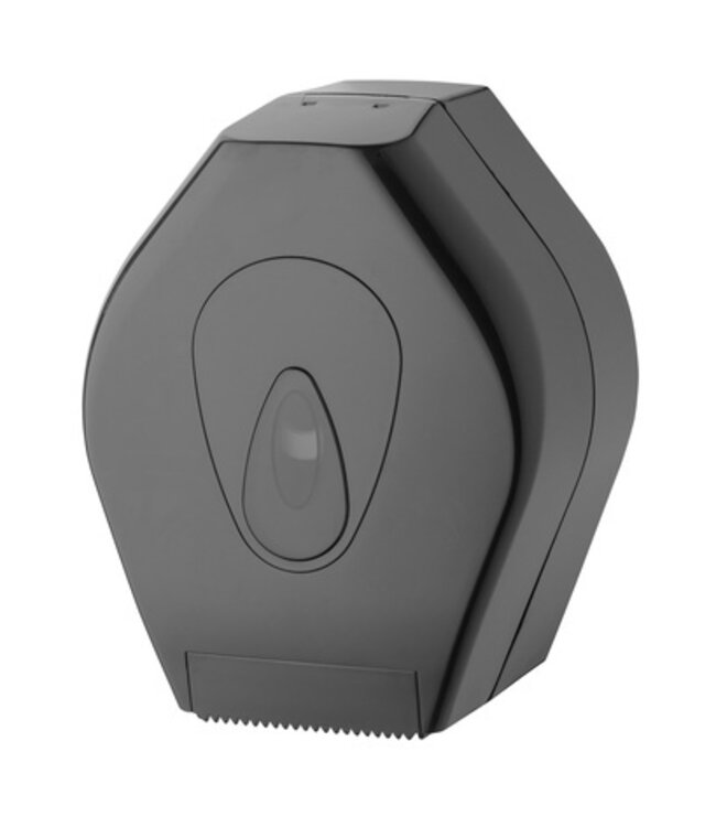 PlastiQline Jumboroldispenser mini kunststof zwart
