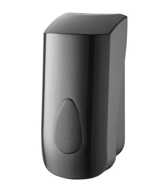 PlastiQline Foamzeepdispenser 900 ml kunststof zwart navulbaar