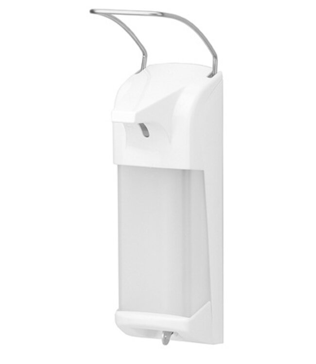 MediQo-line Zeep- & desinfectiemiddeldispenser inclusief afsluitplaat 1000 ml LB kunststof